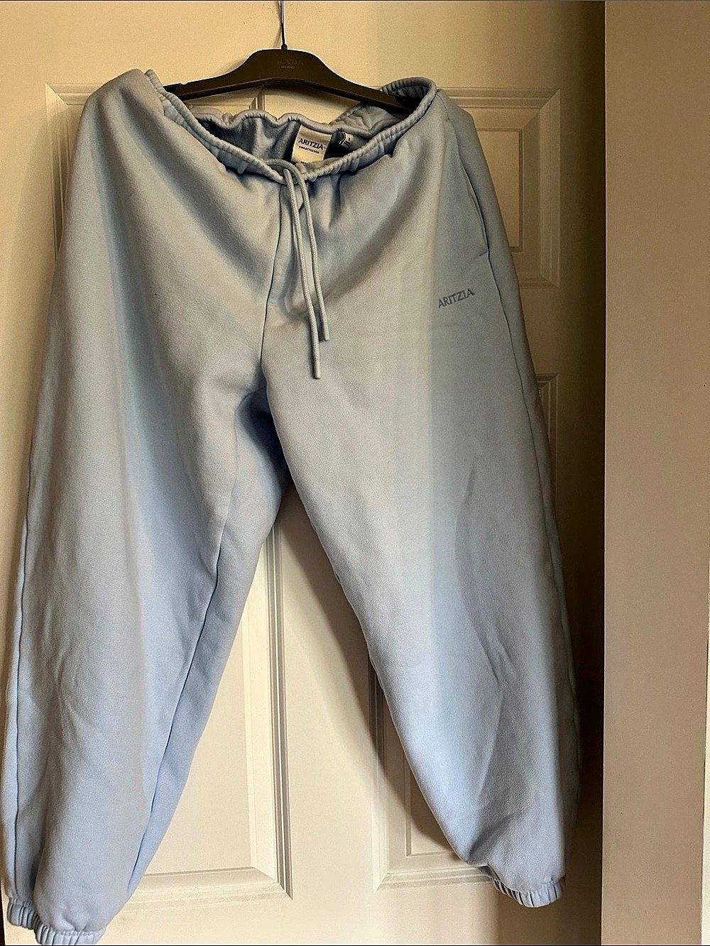 Aritzia Cozy Sweatfleece Mega Jogger Blue Small